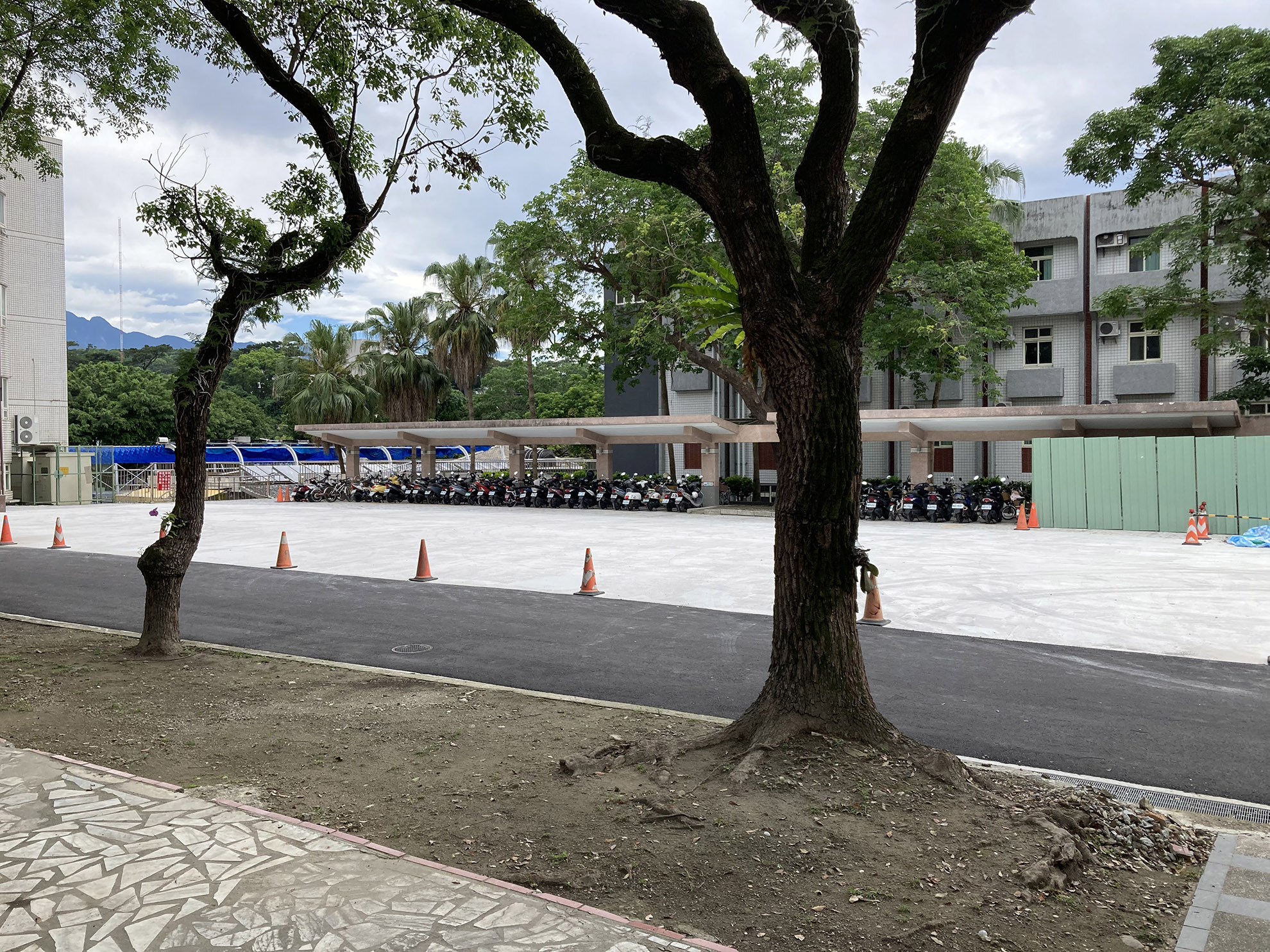 Il s'agit d'un des rares bâtiments scolaire qui ait été endommagé. la plupart des établissements ont fait l'objet d'un renforcement. L'école a été fermée 1mois, le temps de démolir le bâtiment. la décision a été prise en 1 semaine, et les cours ont repris dans les autres bâtiments qui n'ont connu que des dommages mineurs aux équipements.